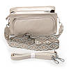 Сумка крос-боді жіноча шкіряна клатч ALEX RAI 2051-9 l.beige, фото 4