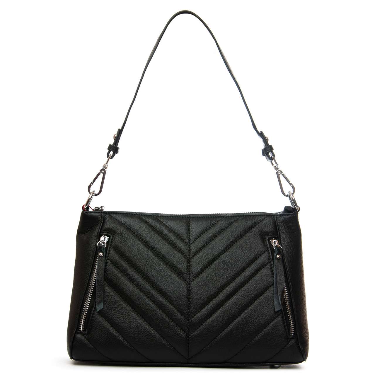 Сумка крос-боді жіноча шкіряна ALEX RAI 2056-9 black, фото 1