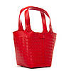 Сумка шопер жіноча шкіряна з двома короткими ручками ALEX RAI 2057-9 red, фото 2