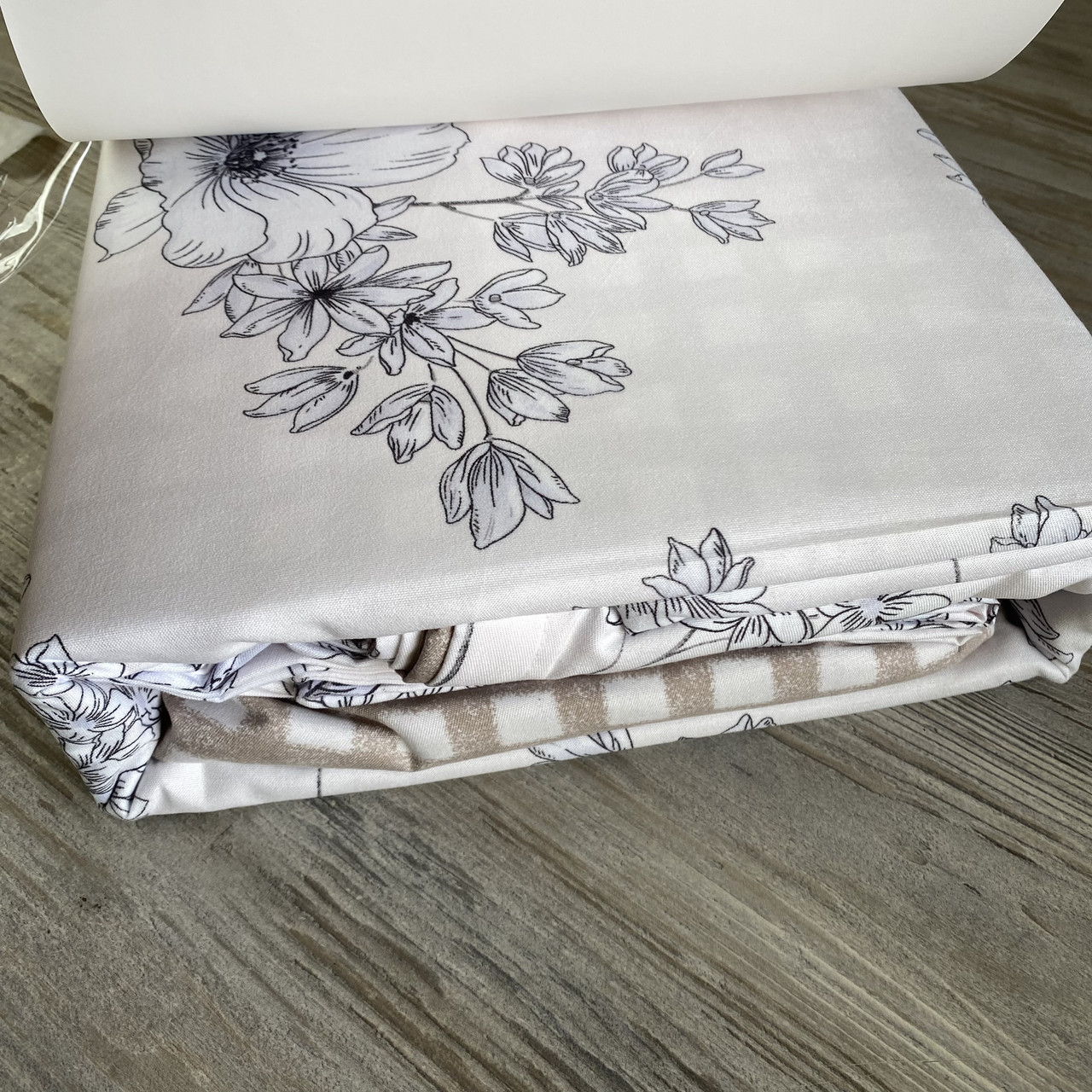 Полуторна (півтораспальна)150х220- підодіяльник, фланелева постільна білизна, простирадло з резинкою по колу, фото 1