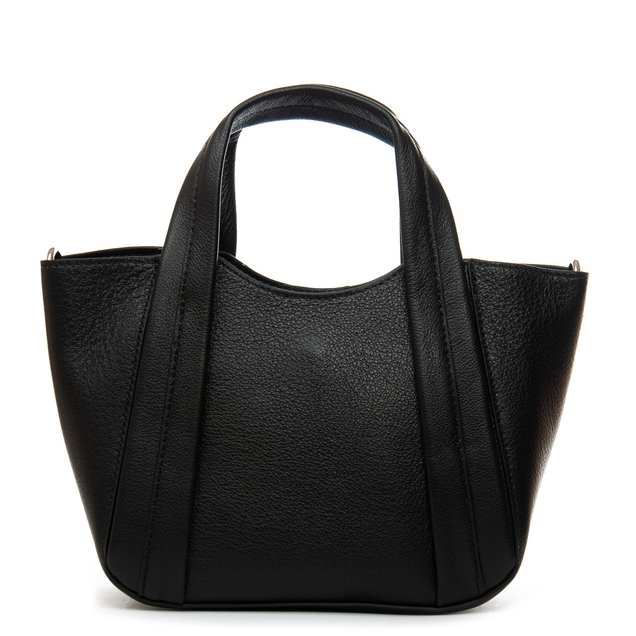 Сумка шопер жіноча шкіряна з двома ручками ALEX RAI 97718-9 black, фото 1