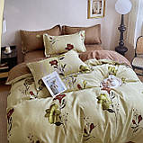 Полуторна (півтораспальна)150х220- підодіяльник, фланелева постільна білизна, простирадло з резинкою по колу, фото 2