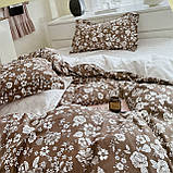 Полуторна (півтораспальна)150х220- підодіяльник, фланелева постільна білизна, простирадло з резинкою по колу, фото 2