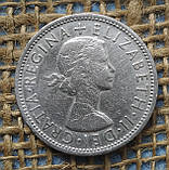 2 шилiнга (флорин) 1965 року. Велика Британiя, фото 3