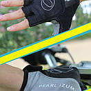 Велосипедні рукавички без пальців з гелевими вставками Pearl Izumi розмір L gray, фото 11