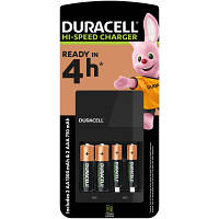 Популярний! Зарядний пристрій для акумуляторів Duracell CEF14, 4 години, 1 шт. (Includes 2 AA1300mAh & 2 AAA750mAh) (5007497 /