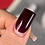 Марсала гель лакSaga Professional LOVE RED 03 бордовий гель лак, вишневий, фото 3