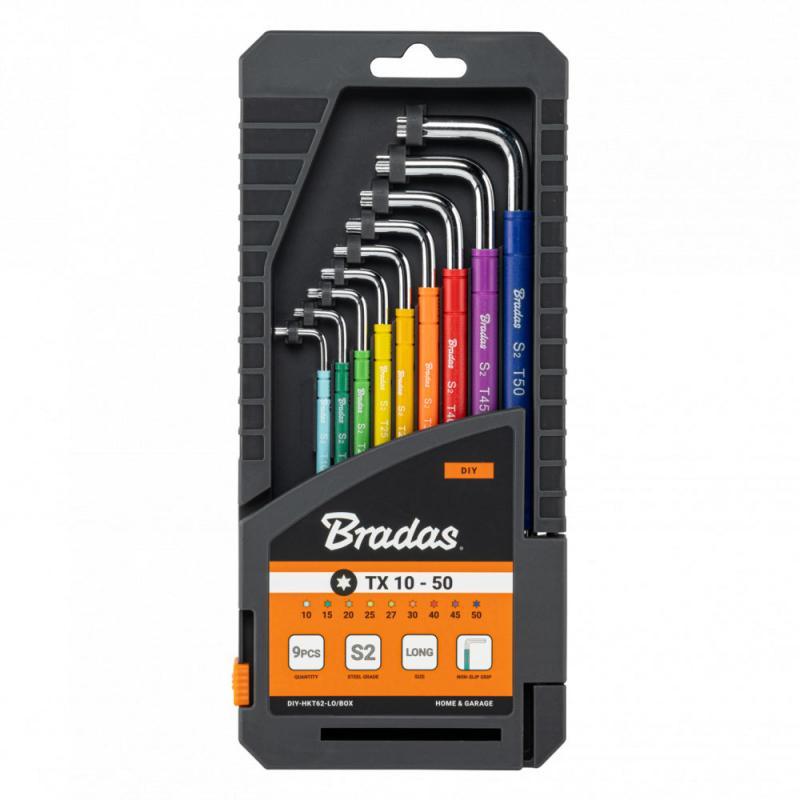 Набір ключів TORX TX 10-50 9 шт. мультиколор / довгі, DIY-HKT62-LO/BOX, фото 1