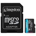 Карта пам`яті MicroSDXC 64GB UHS-I/U3 Class 10 Kingston Canvas Go! Plus R170/W70MB/s + SD-адаптер (SDCG3/64GB), фото 4