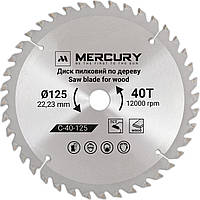Пилковий диск по дереву 125 мм T-40 MERCURY