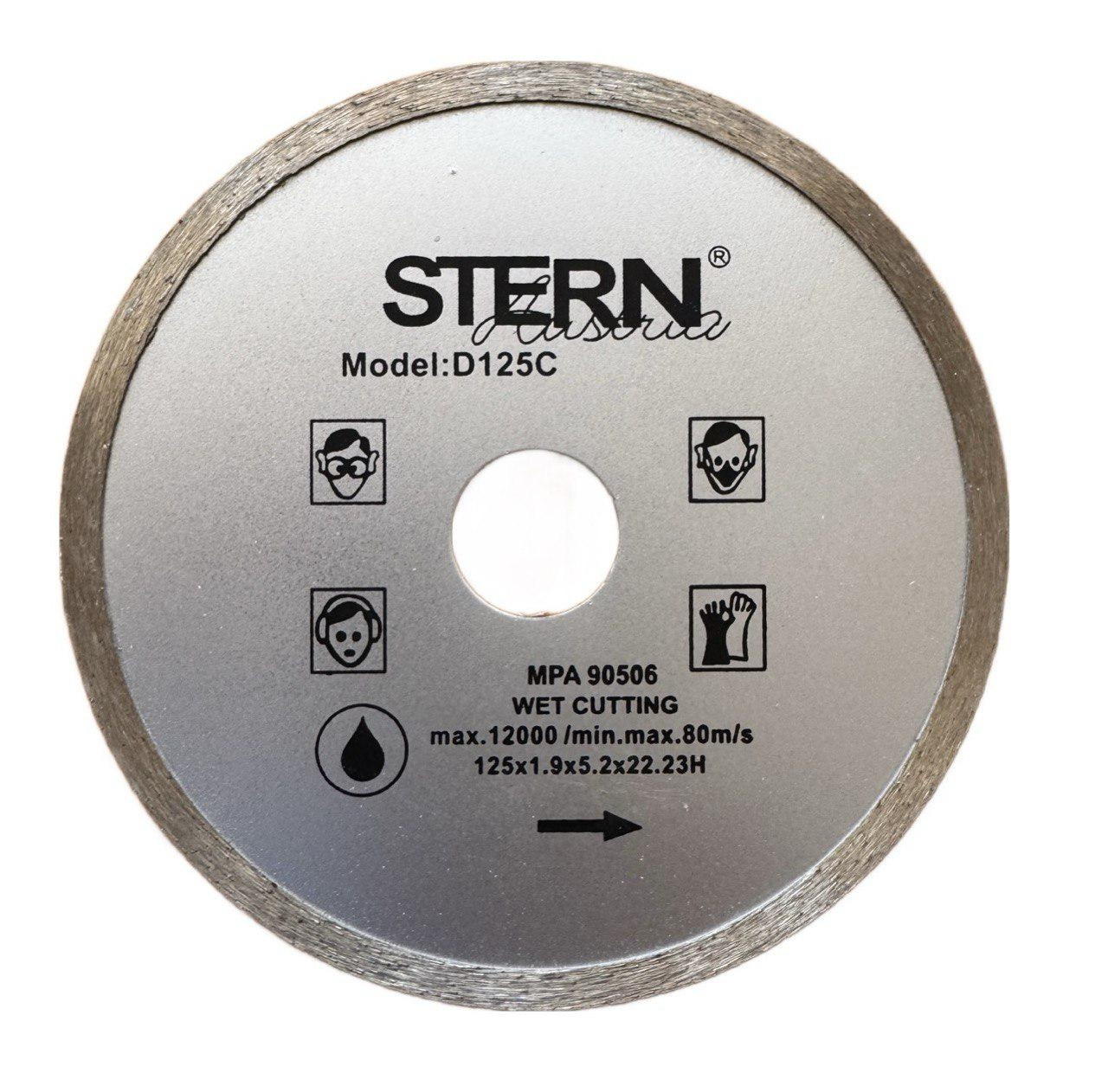 Алмазний диск CERAMIC 125 мм STERN, фото 1