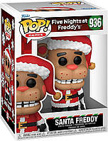 Фігурка ФНАФ Фанко Поп Новорічний Фредді/Funko Pop Five Nights at Freddy's (FNAF) Santa Freddy 10 см