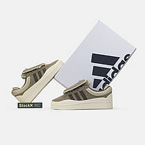 Жіночі Кросівки Adidas Campus x Bad Bunny Brown Beige / Адідас Кампус Бед Банні Коричневі з Бежевим, фото 5