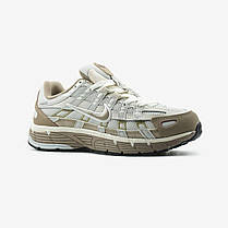 Кросівки Nike P-6000 White Beige Взуття Найк П-6000 білі сітка текстиль демісезонні унісекс, фото 3
