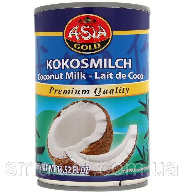 Кокосове молоко Золоте 18% Asia Gold Coconut milk 400 мл