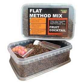 Пеллетс Flat Method Mix Fruit Cocktail 400 g + Liquid арт 80738