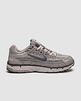 Чоловічі кросівки Nike P-6000 Light Grey White Найк П-6000 світло сірі шкіра текстиль демісезонні, фото 6