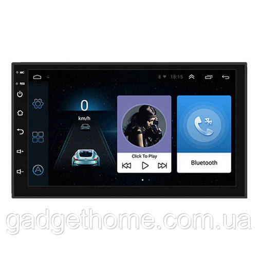 ТОП! Автомагнітола 7" 2/32ГБ Android 11 Wi-Fi GPS 2xUSB 2 DIN 4x60Вт, 7011A - (gHome), фото 1