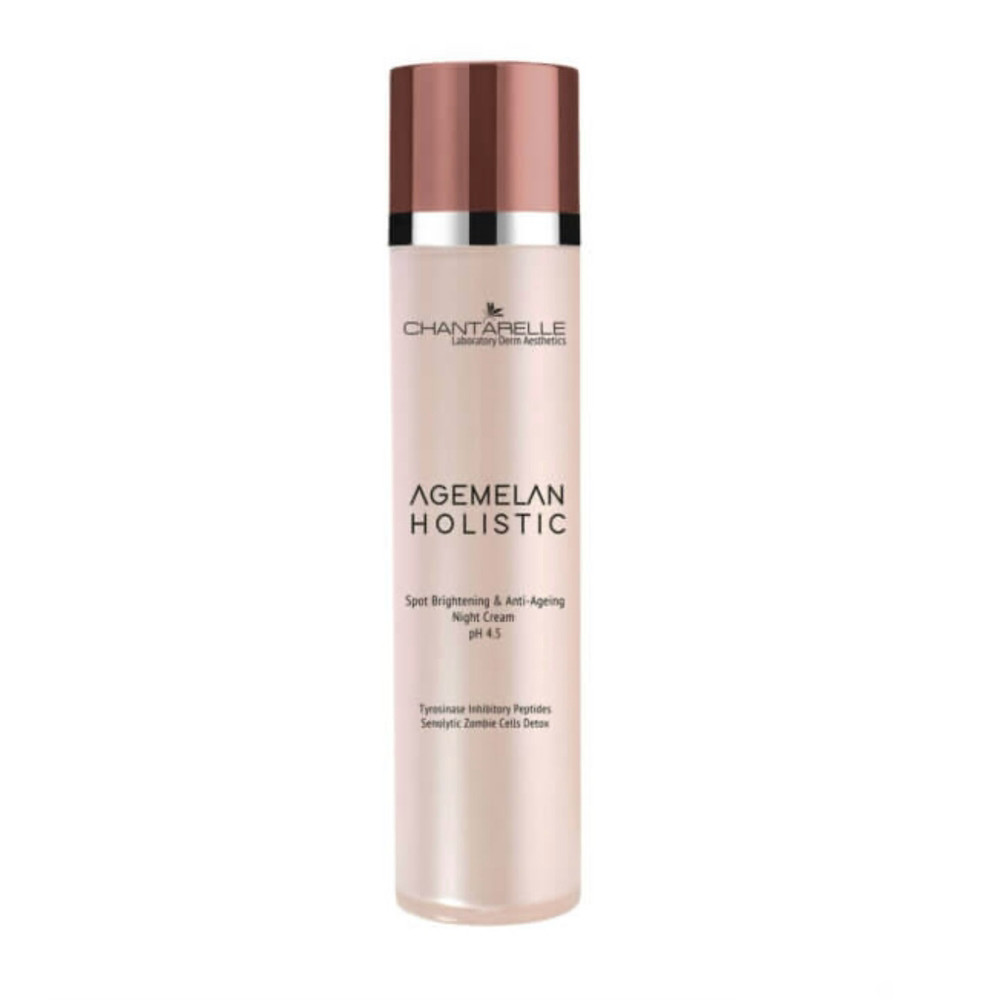 ОСВІТЛЮЮЧИЙ НІЧНИЙ КРЕМ ДЛЯ ПІГМЕНТОВАНОЇ ШКІРИ AGEMELAN HOLISTIC PH4.5 50ML