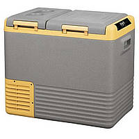 Холодильник 40л 12/24/110/220V 60W Компресорний двухкамерный Brevia 22560