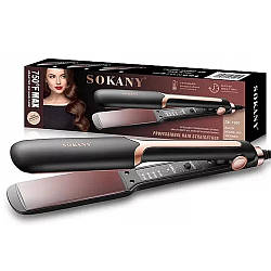 Плойка для вирівнювання волосся, 40Вт, від мережі, SK-1907 / Щипці для волосся / Стайлер для волосся / Праска для волосся