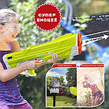 Водяний Бластер Автомат на Акумуляторі Електричний Водяний Пістолет з Автоматичним Насосом Superior Жовтий, фото 6