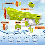 Водяний електричний автомат на акумуляторі Water Superior Superior бластер з автоматичним насосом Жовтий, фото 3