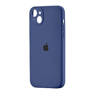Чохол Silicone Case Square Protected Camera iPhone 14 Plus Midnight Blue, фото 1