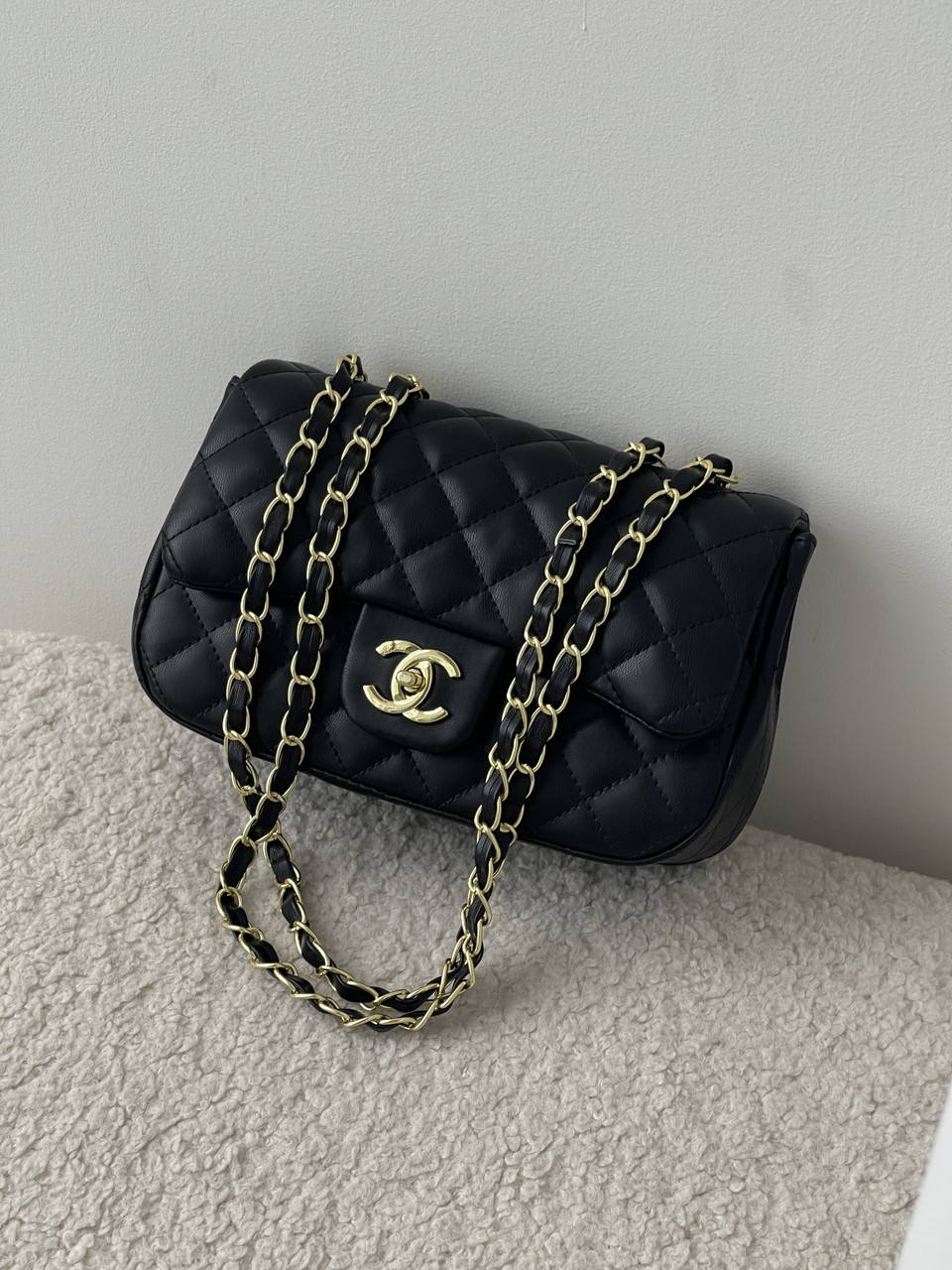 Сумка жіноча Chanel classic — 24 size крос боді чорний Шанель, фото 1