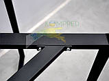 Каркас столика конструкція розбірна 1200х650х750 мм, проф.тр 40х20 мм чорний Kompred OL852, фото 4