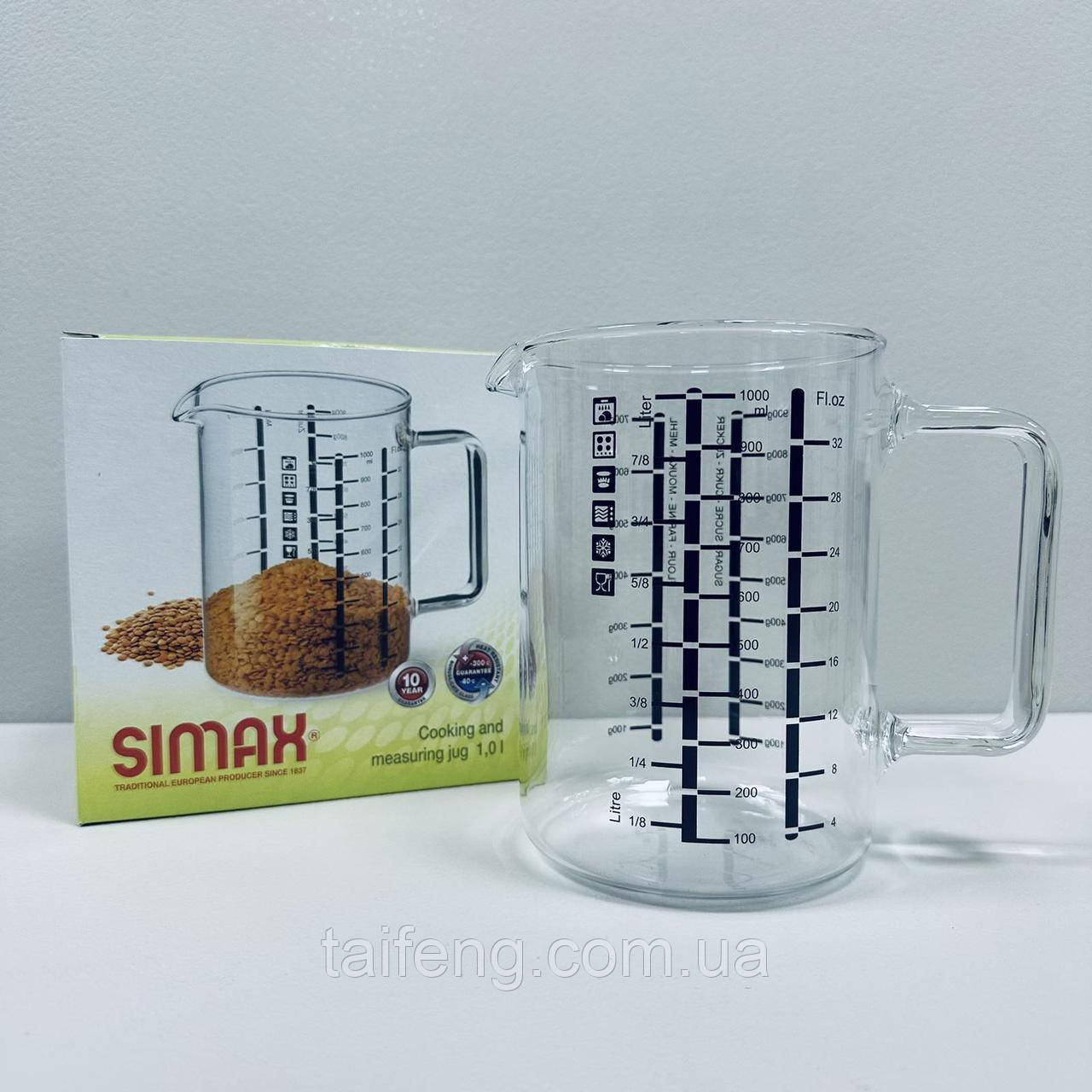 Мірний кухоль 1 літр SIMAX Color s3843