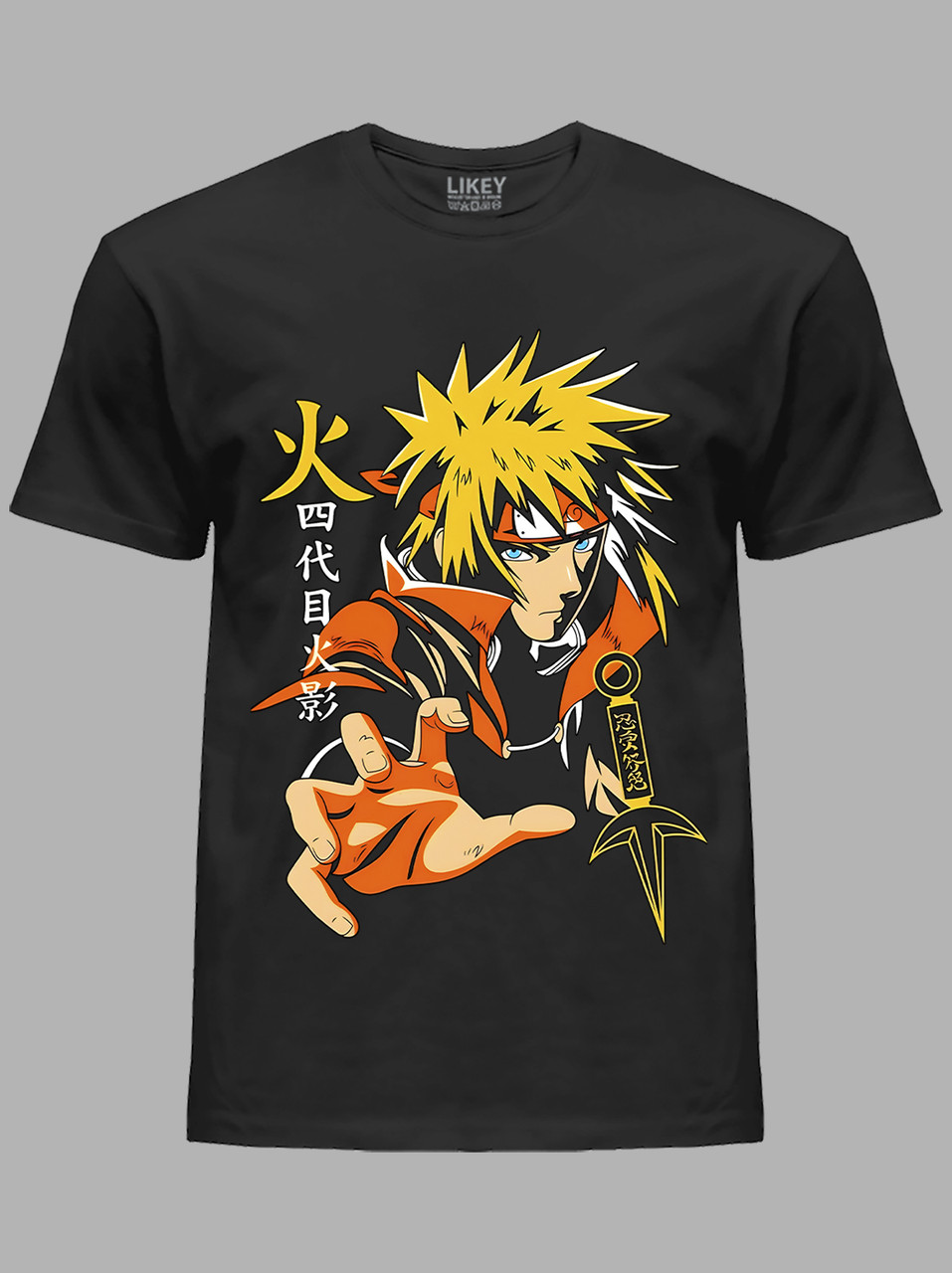 Футболка Likey з принтом аніме Naruto Minato Namikaze - Наруто Мінато Наміказе, 241110089, фото 1