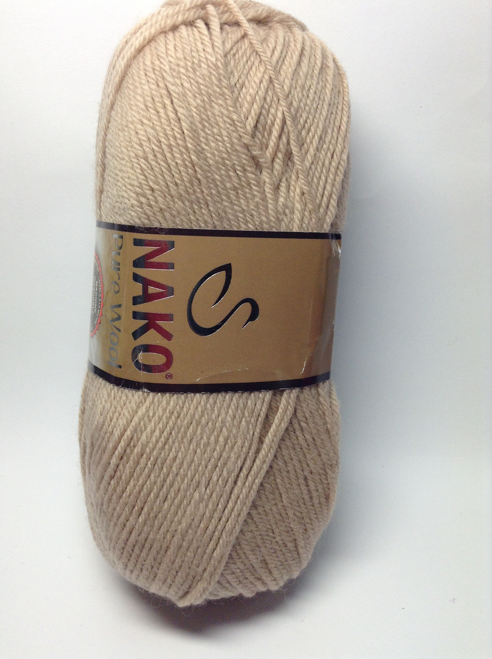 Пряжа nako pure wool - колір бежевий