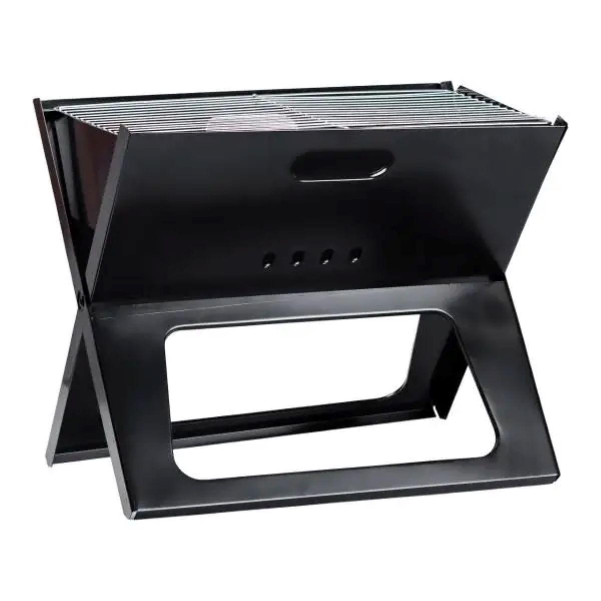 Складаний мангал для шашлику з решіткою 44×29.5×36 (см) міні-мангал розкладний переносний похідний 1.0 (мм) HP451M, фото 1