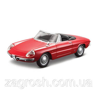 Promo Ціна! Машина Bburago Alfa Romeo Spider 1966 (132) (18-43047) - тільки на ZaGrosh.com.ua, фото 1