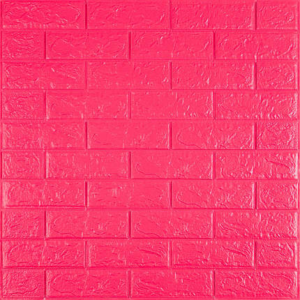 3D панель самоклеюча цегла малинова-червона 700х770х5мм (108-5) SW-00001364, фото 1