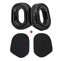 Амбушури Гелеві S33B + вставки S05 для Earmor M31 Plus/M32 Plus, M31H Plus/M32H Plus, M32X Plus