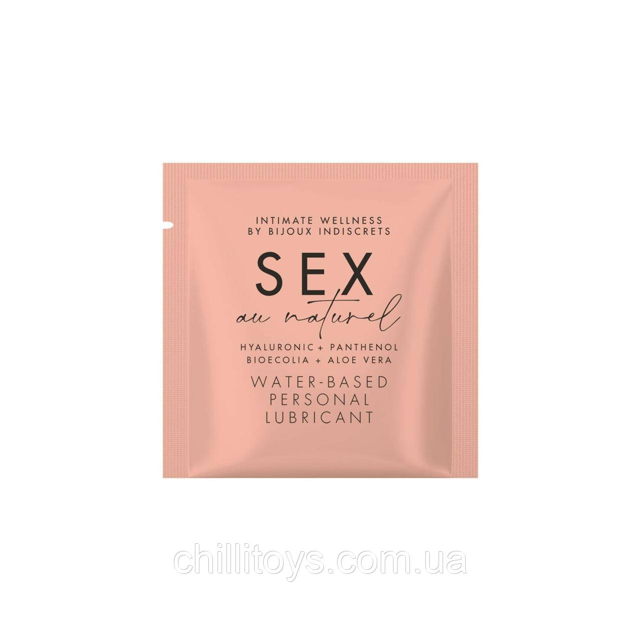 Пробник лубриканта Bijoux Indiscrets - Sex au Naturel 2 мл, фото 1