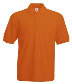 Мужская футболка поло оранжевая 402-44