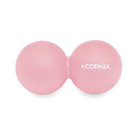Масажний м'яч Cornix Lacrosse DuoBall 6.3 x 12.6 см XR-0116 Coral