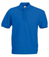 Мужская футболка поло синяя 402-51