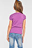 Футболка дитяча для дівчинки фіолетового кольору р.98 201293P, фото 3