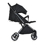 Дитячий прогулянковий візочок зі знімним капюшоном та страховий бампер EL CAMINO ME 1129 Beige Striped Бежевий, фото 5