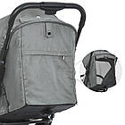 Дитячий прогулянковий візочок зі знімним капюшоном та страховий бампер El Camino ME 1129 Moss Striped Зелений, фото 6