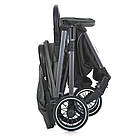 Дитячий прогулянковий візочок зі знімним капюшоном та страховий бампер El Camino ME 1129 Moss Striped Зелений, фото 7