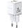 Мережевий зарядний пристрій Baseus Palm Fast Charger C+U 20W EU Moon White, фото 4