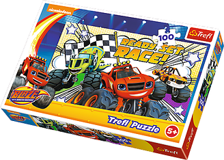 Пазли - (100 елм.) - "Готовий до гонки" / Viacom