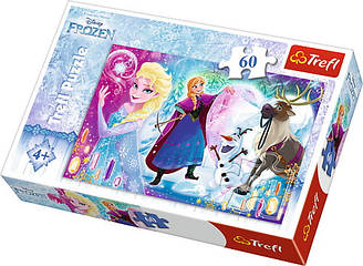 Пазли - (60 елм.) - "Сюрприз для Ельзи" / Дісней Крижане серце