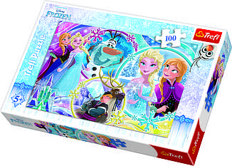 Пазли - (100 елм.) - "Країна дружби" / Дісней "Крижане серце"