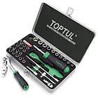 Promo Ціна! Набір інструментів Toptul з тріскачкою 1/4" 31шт. (GCAD3101) - тільки на ZaGrosh.com.ua